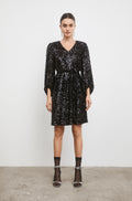 Bianca Sequin Dress - Svart