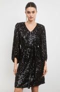 Bianca Sequin Dress - Svart