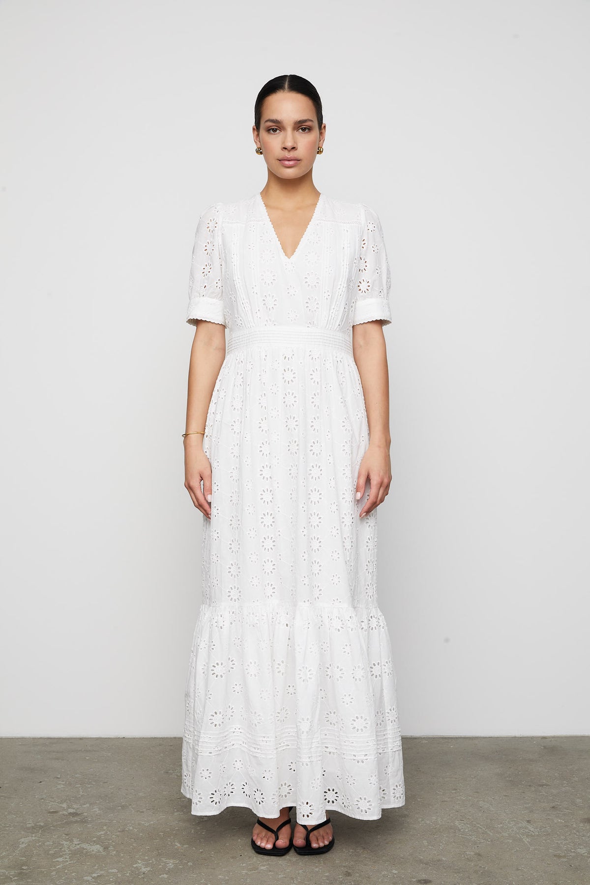 Delia Dress - White