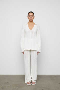 Atticus Trouser - Cream