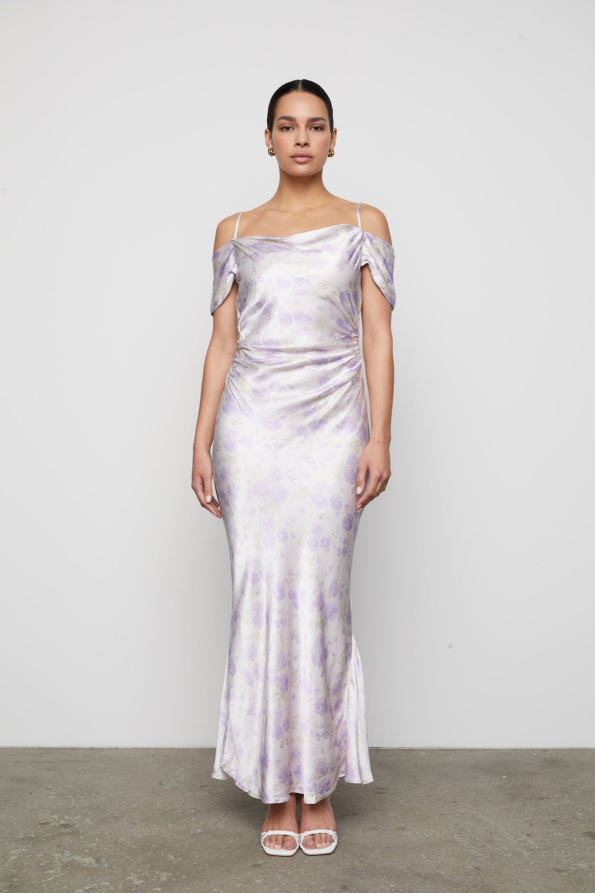 Lyra Dress - Lilac Jasmine Print