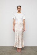 Hyro Skirt - Peachy Rose Print