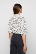 Caria Blouse - Black Dandelion Print