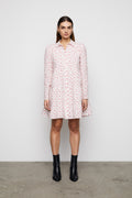 Comma Crepe Dress - White Berry Print