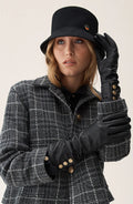 Becky Checked Jacket - Grey Mel Check