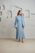 Carolina Crinkled - Soft Aqua