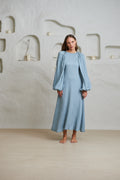 Carolina Crinkled - Soft Aqua