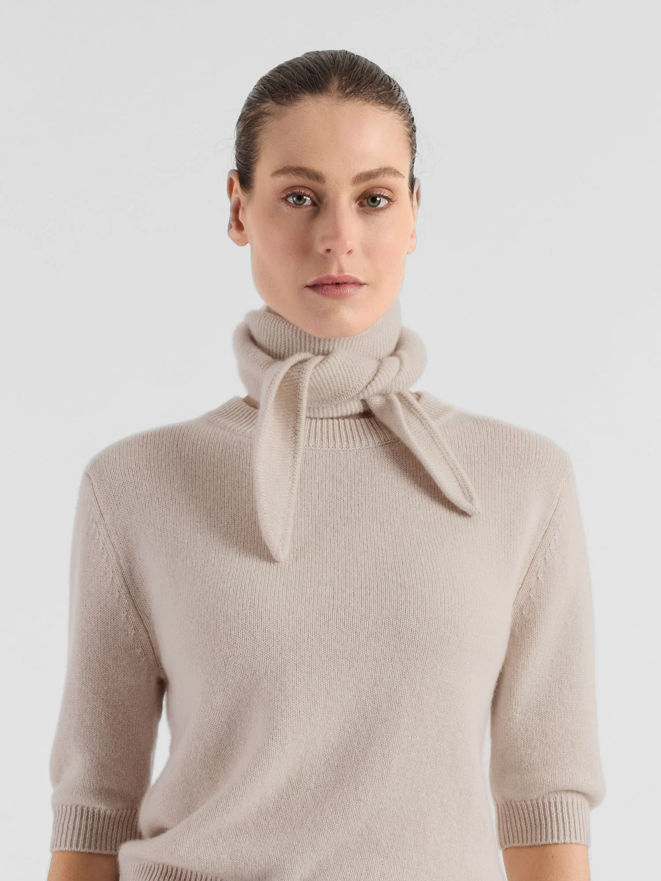 Kashmirhalsduk "Alfie" - Cream