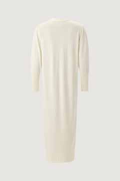 Cashmere Blend Long Cardigan - Offwhite