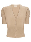 Cashmere Cardigan "Grace" - Sand