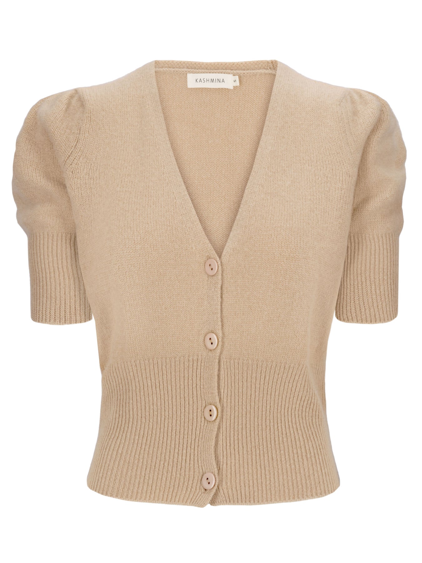 Cashmere Cardigan "Grace" - Sand