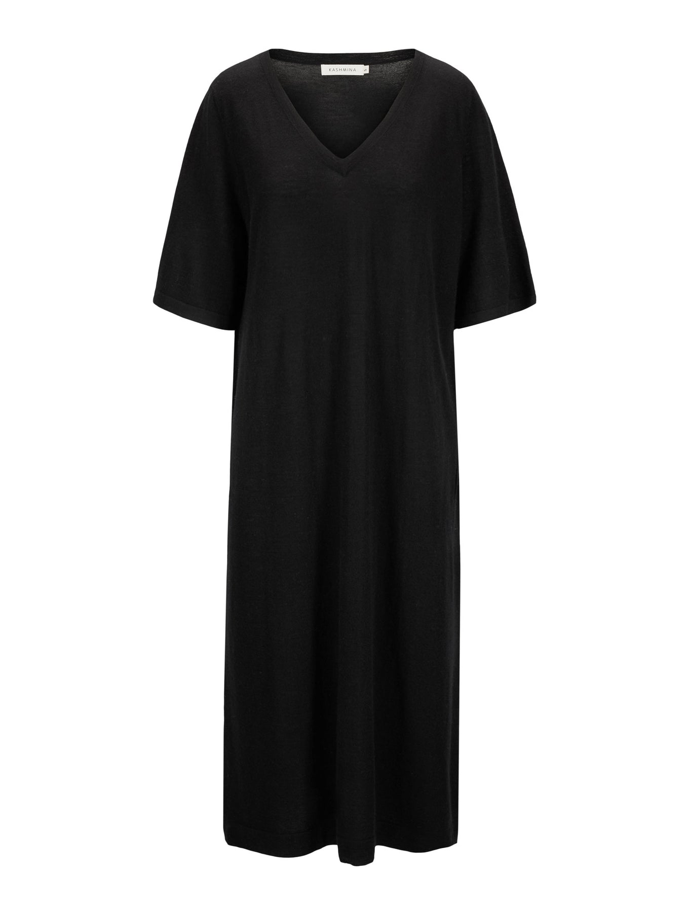 Cashmere Dress "June" - Svart