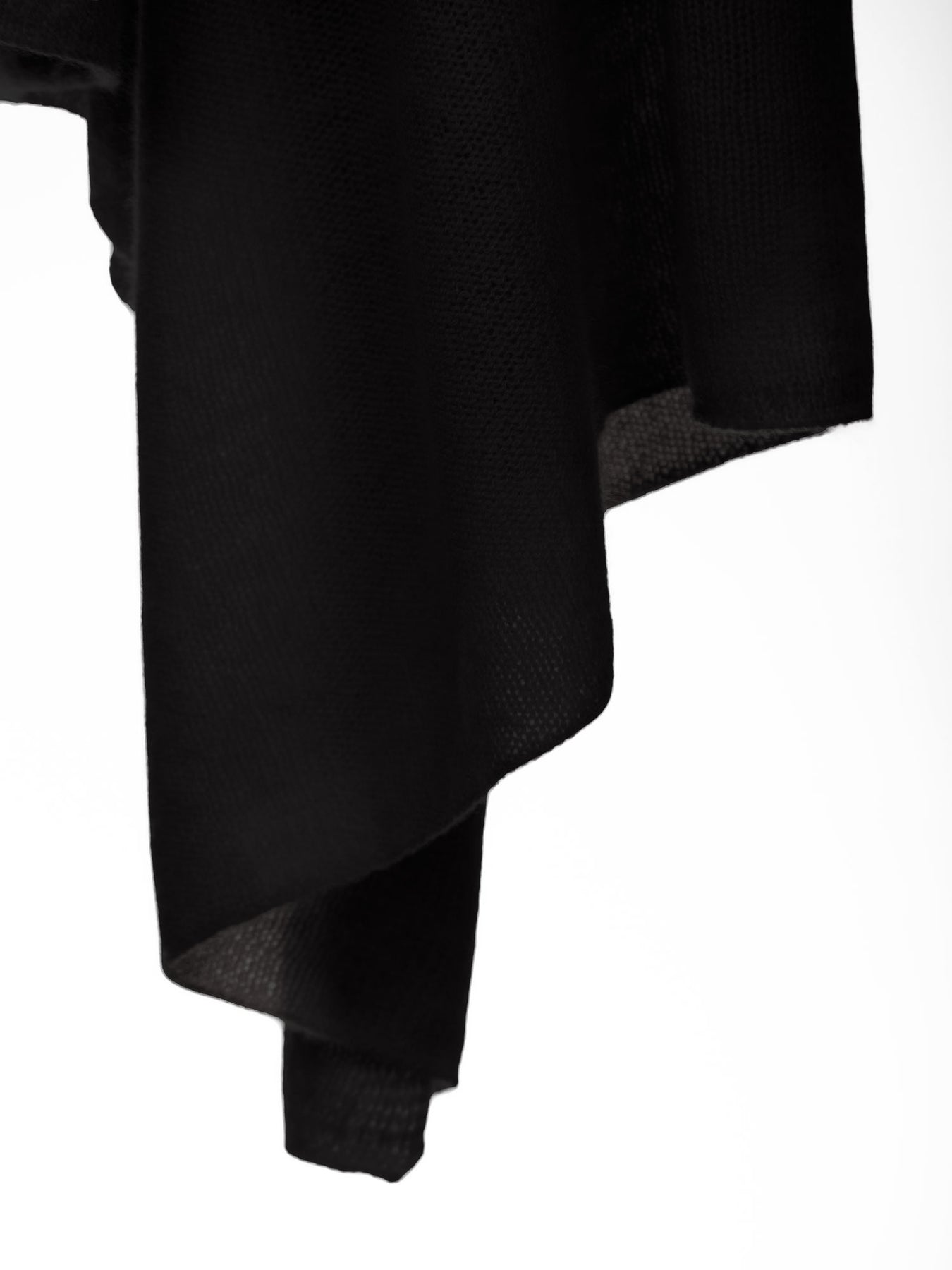 Cashmere Scarf "Flow" - Svart