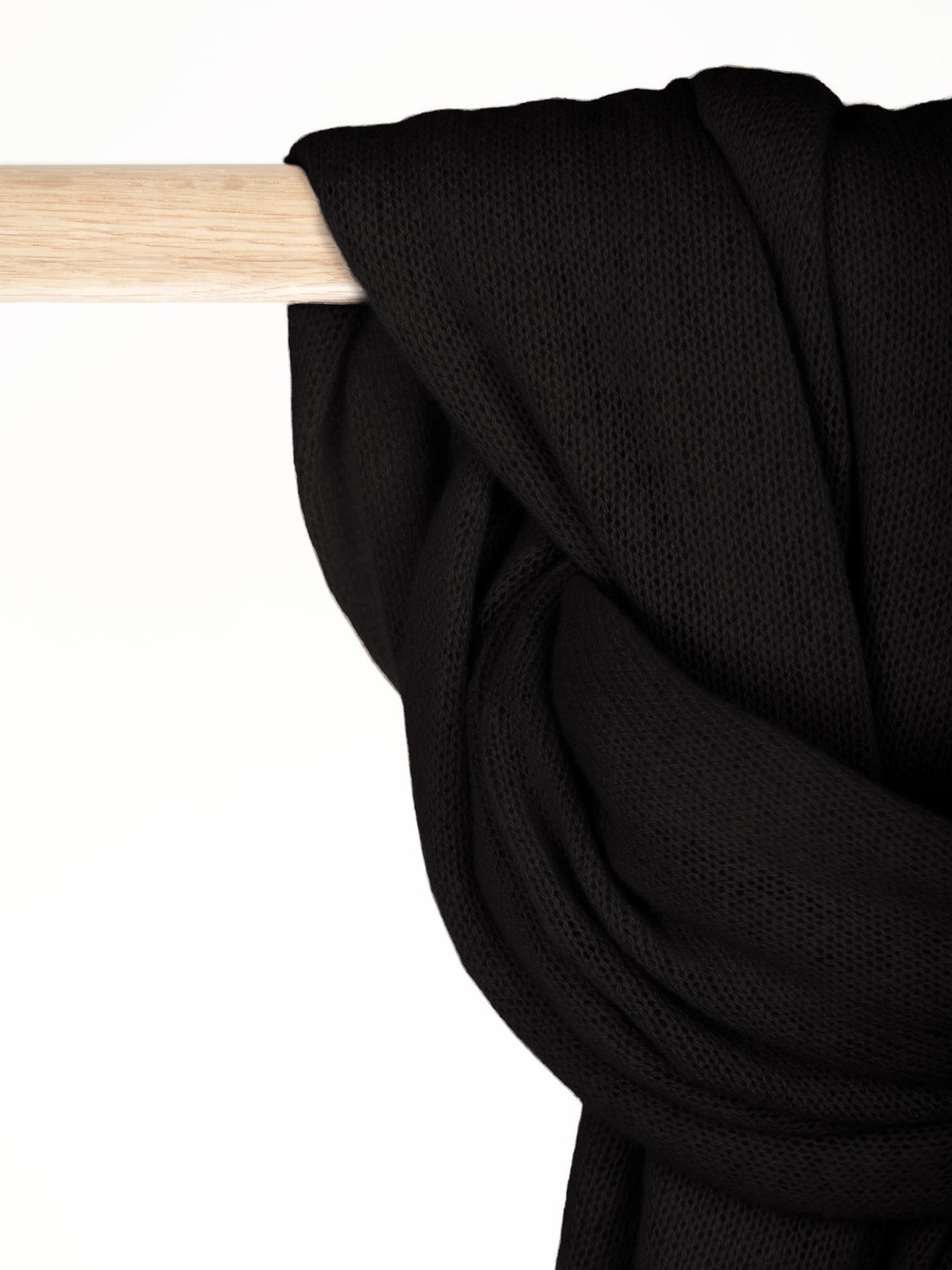 Cashmere Scarf "Flow" - Svart