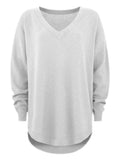 Cashmere Sweater "Alva" - Ljusgrå