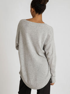 Cashmere Sweater "Alva" - Light Grey