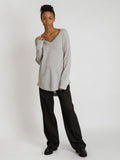 Cashmere Sweater "Alva" - Ljusgrå