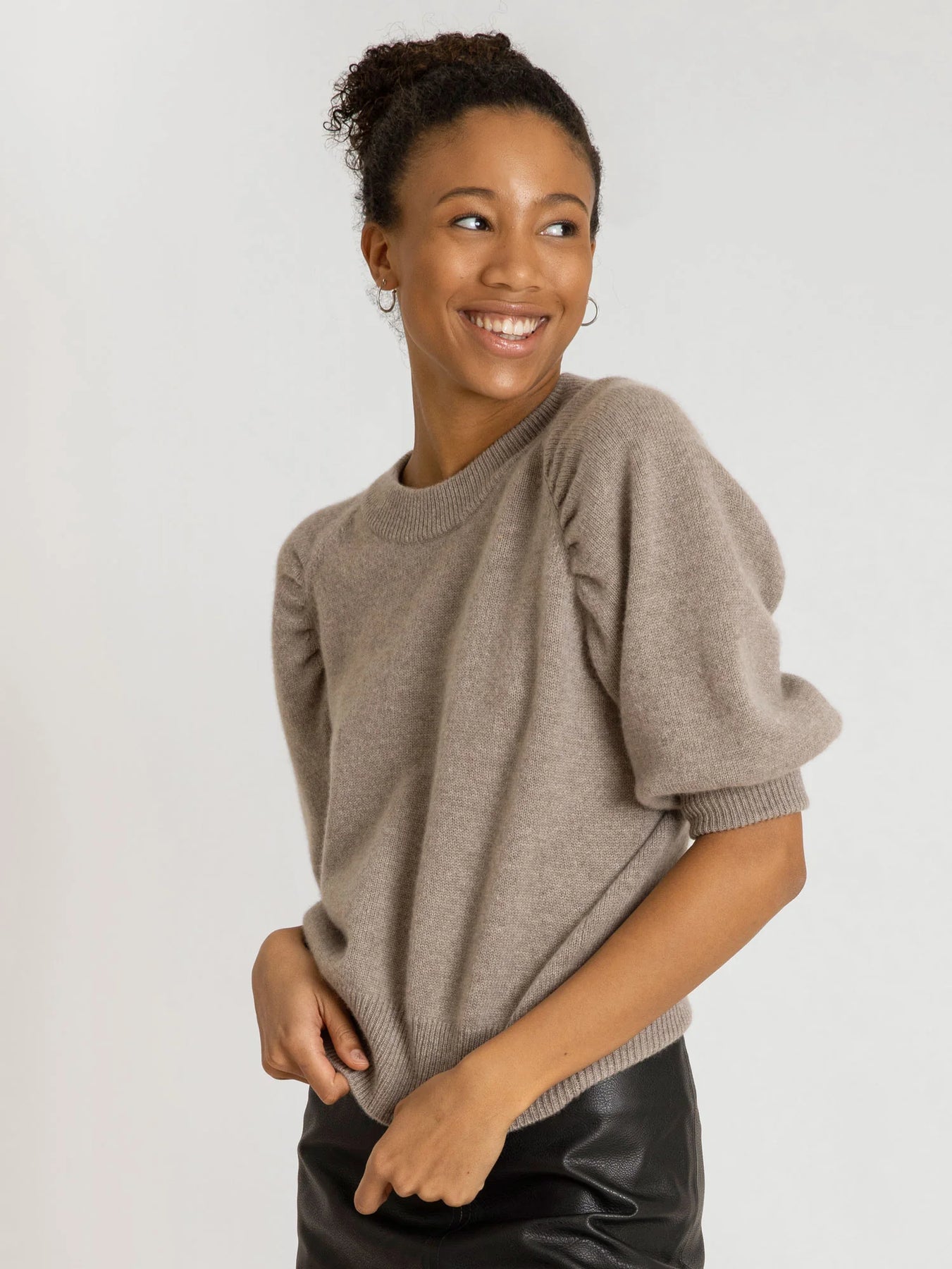 Cashmere Sweater "Aurora" - Toast
