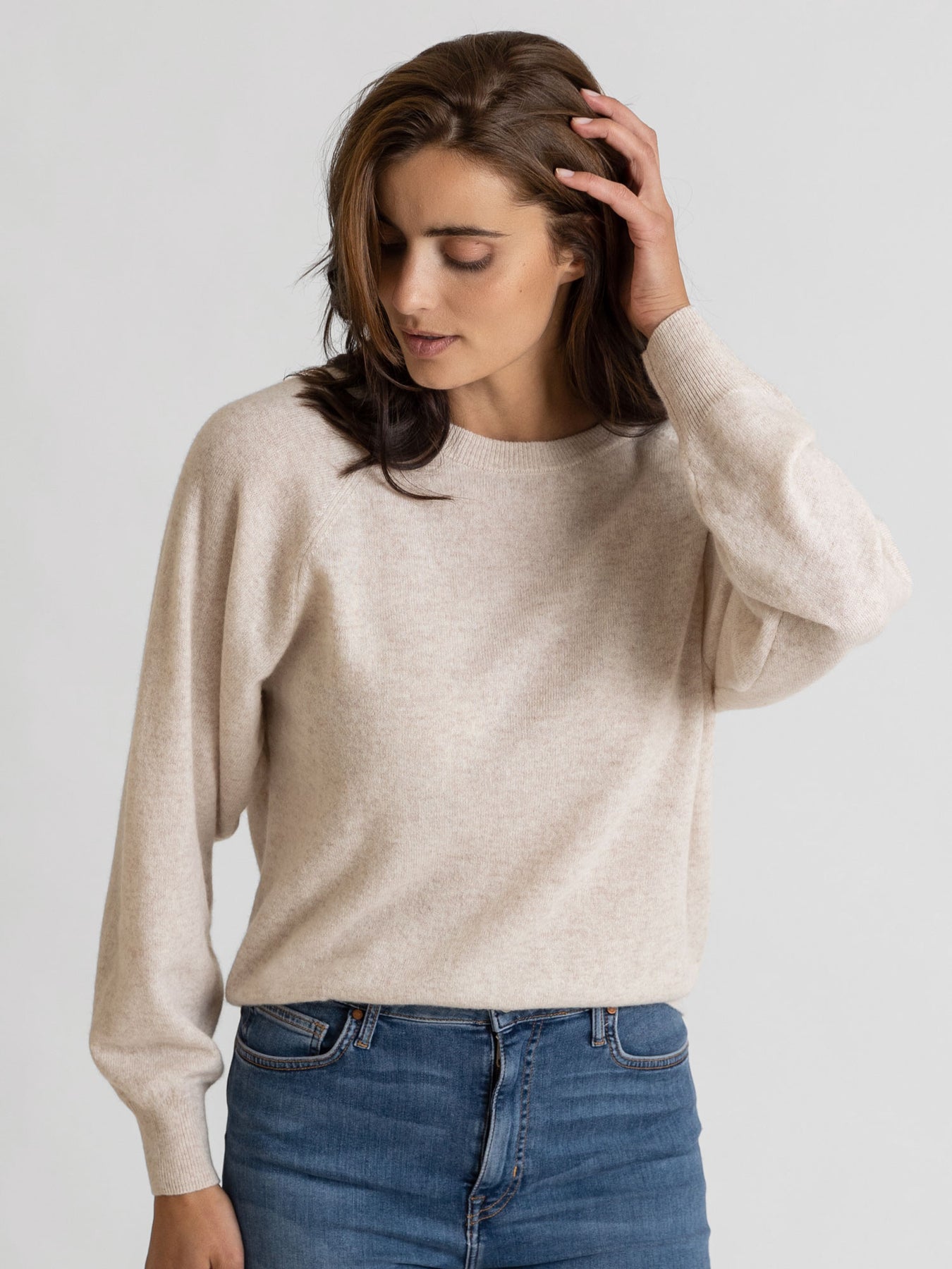 Cashmere Sweater "Embla" - Beige