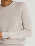 Kashmirtröja "Sofia Long" - Beige