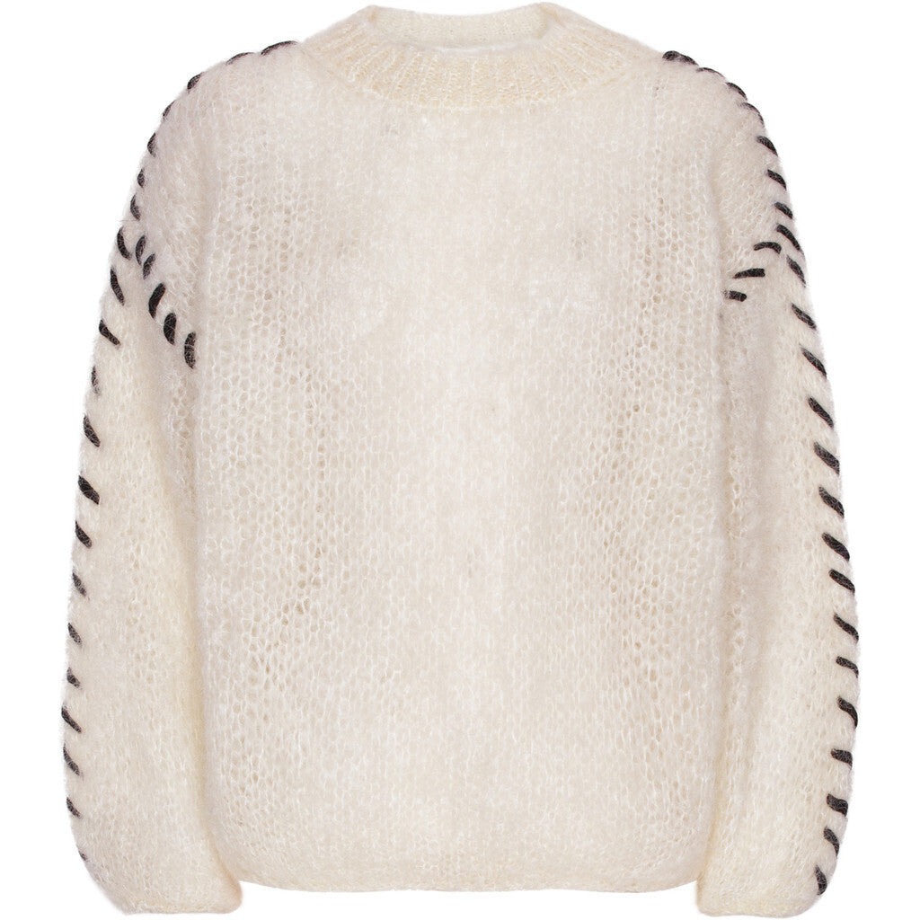 Catia Mohair Stitch Pullover - Vit