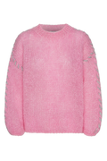 Catia Mohair Stitch Pullover - Soft Berry