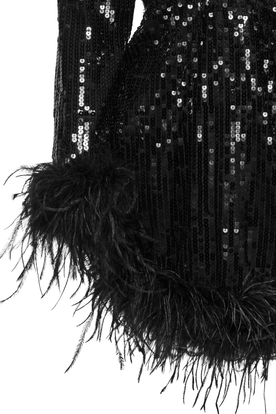 Charly Dress - Black Sequins