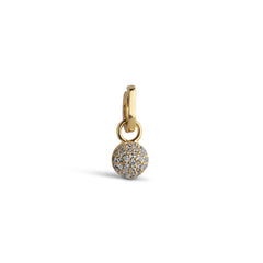 Disco Ball Charm - Clear CZ