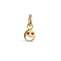 Funky Smiley Charm - Röd