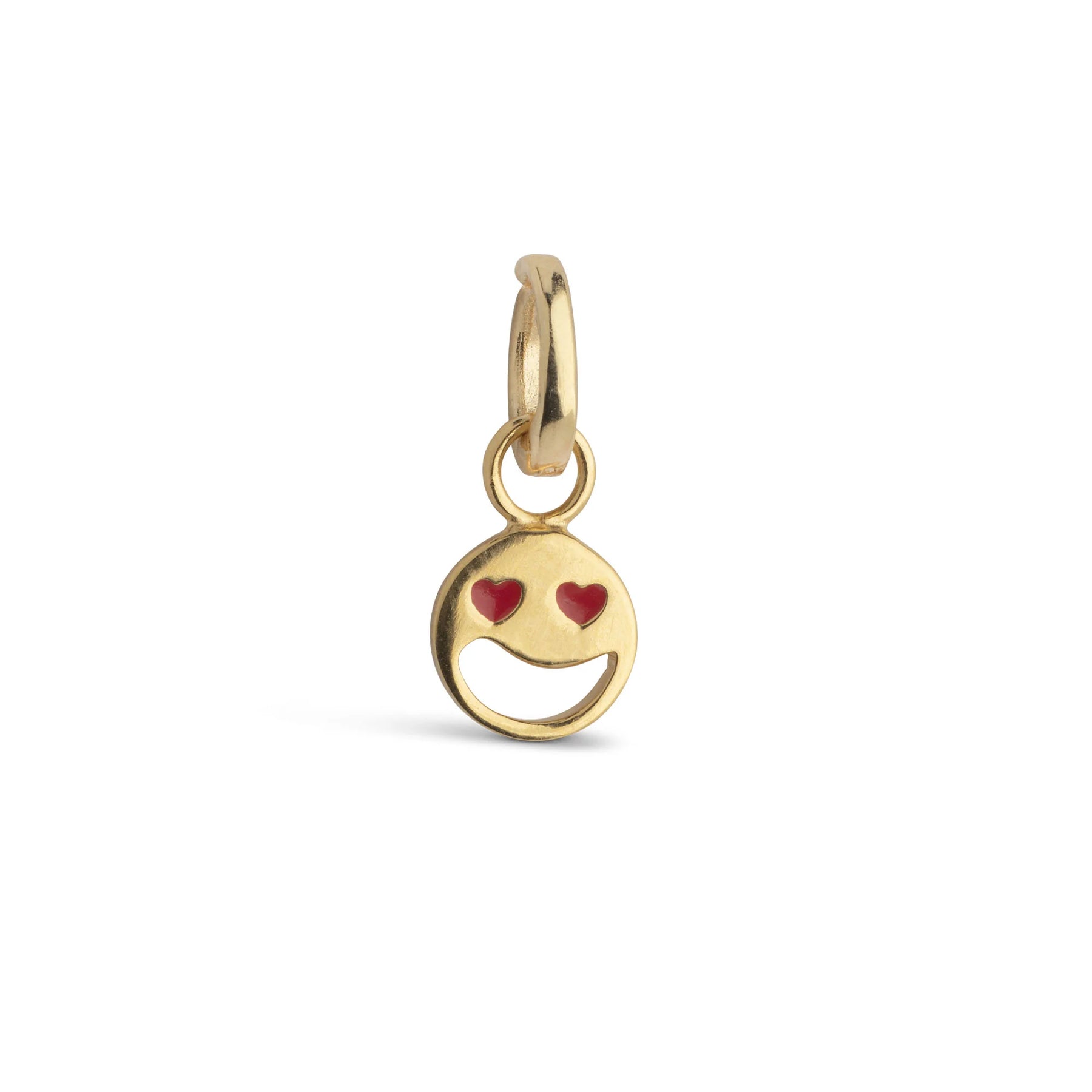 Funky Smiley Charm - Röd