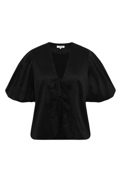 Christa Bow Jacket - Black