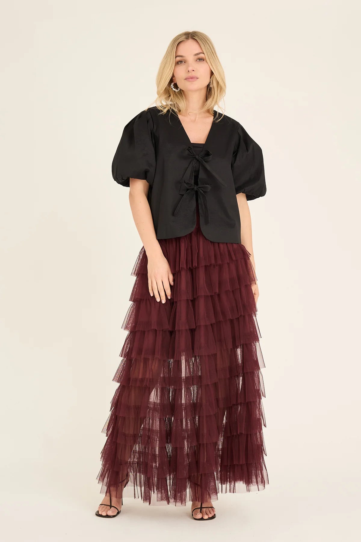Christa Bow Jacket - Svart