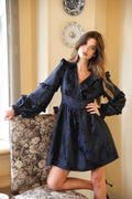 Claire Dress - Blue Dahlia