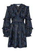 Claire Dress - Blue Dahlia