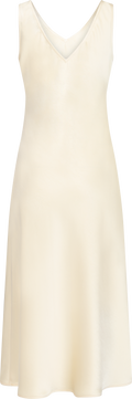 Claire Satin Dress - Butter Yellow