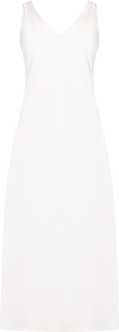 Claire Satin Dress - Off White