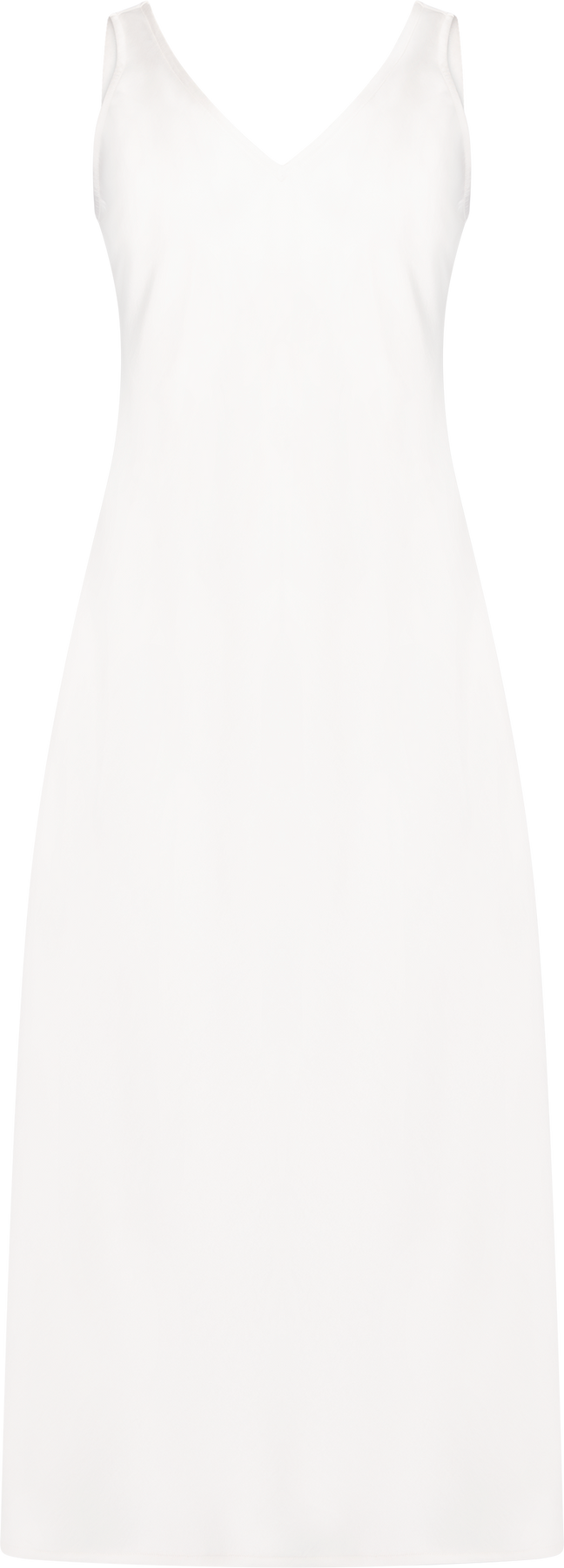 Claire Satin Dress - Off-white