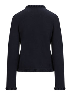 Claire Cotton Cardigan - Navy
