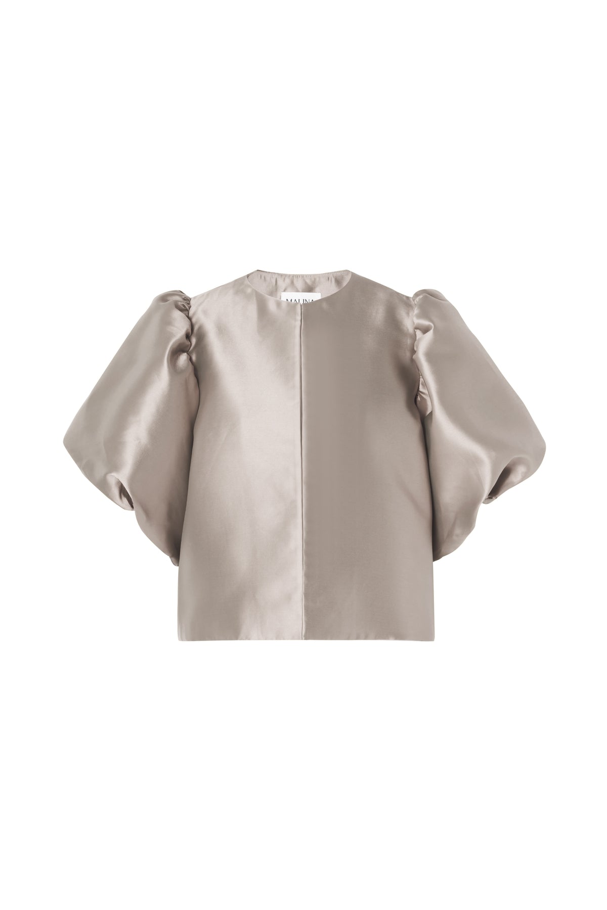 Cleo Puff Sleeve Blouse - Steel Grey