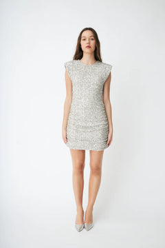 Cleo Dress - Silver
