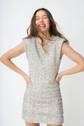 Cleo Dress - Silver