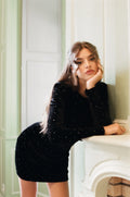Clio Dress - Diamond Velvet