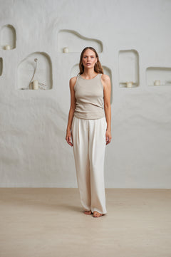 Clyde Lyocell Rib - Beige