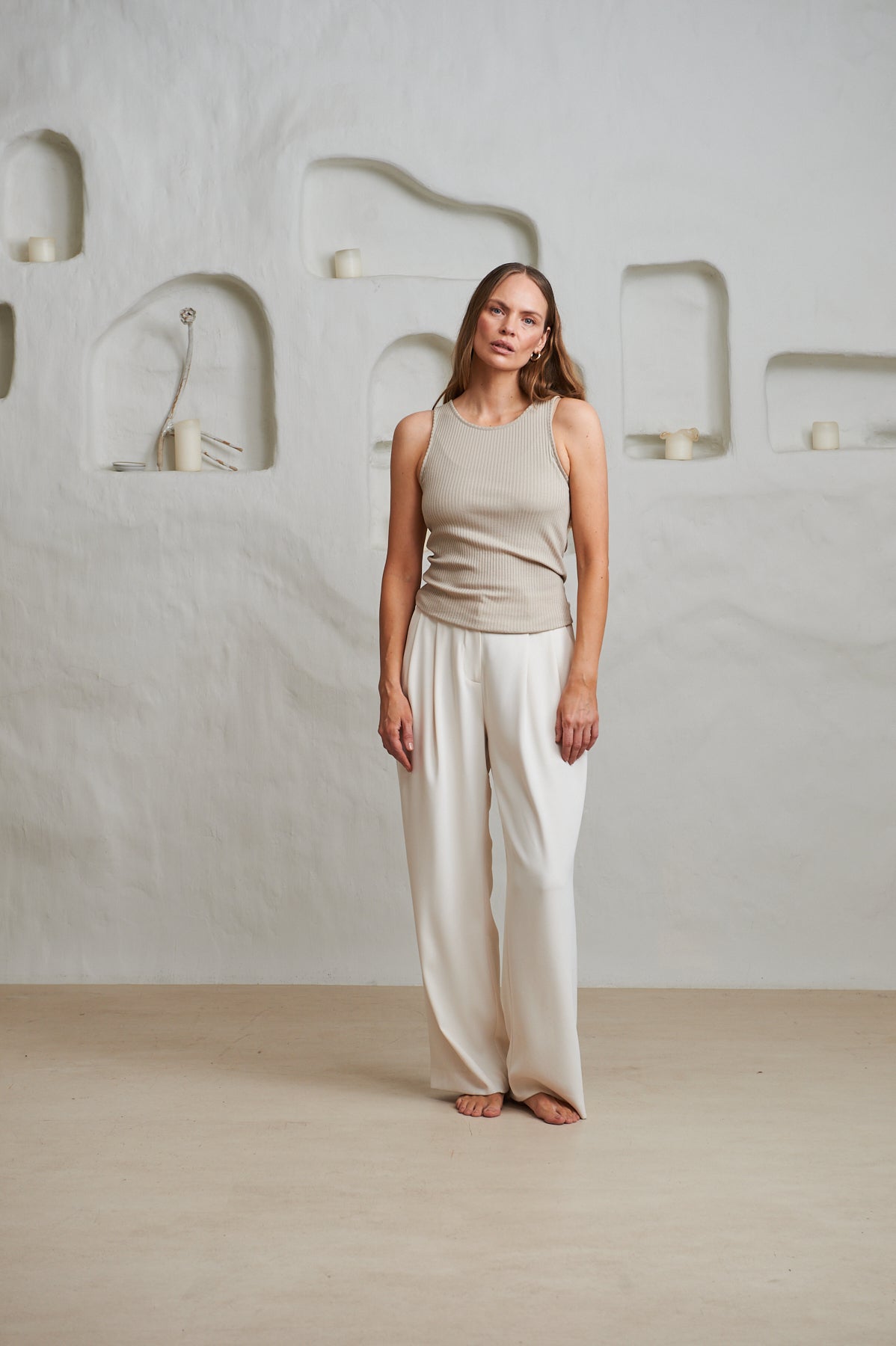 Clyde Lyocell Rib - Beige