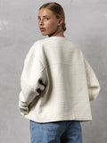Coco Tweed Jacket - Creme