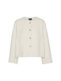 Coco Tweed Jacket - Creme