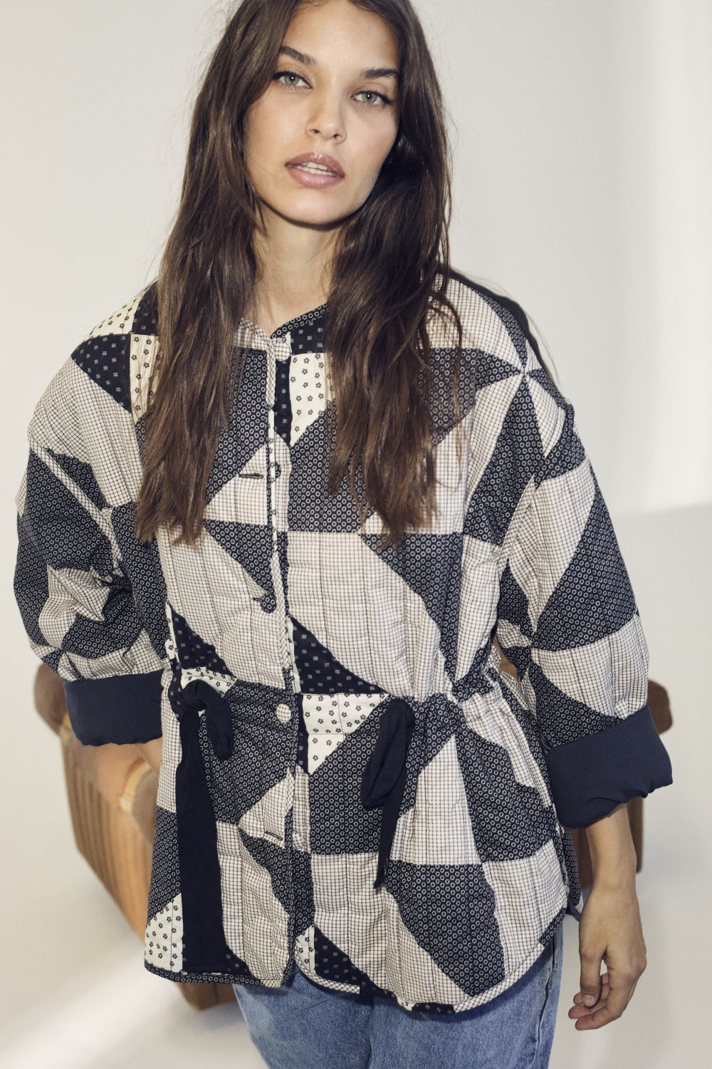 Patchiecc Quilt Jacket - Ink