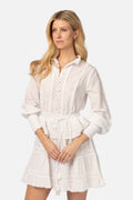 Colette Dress - Vit