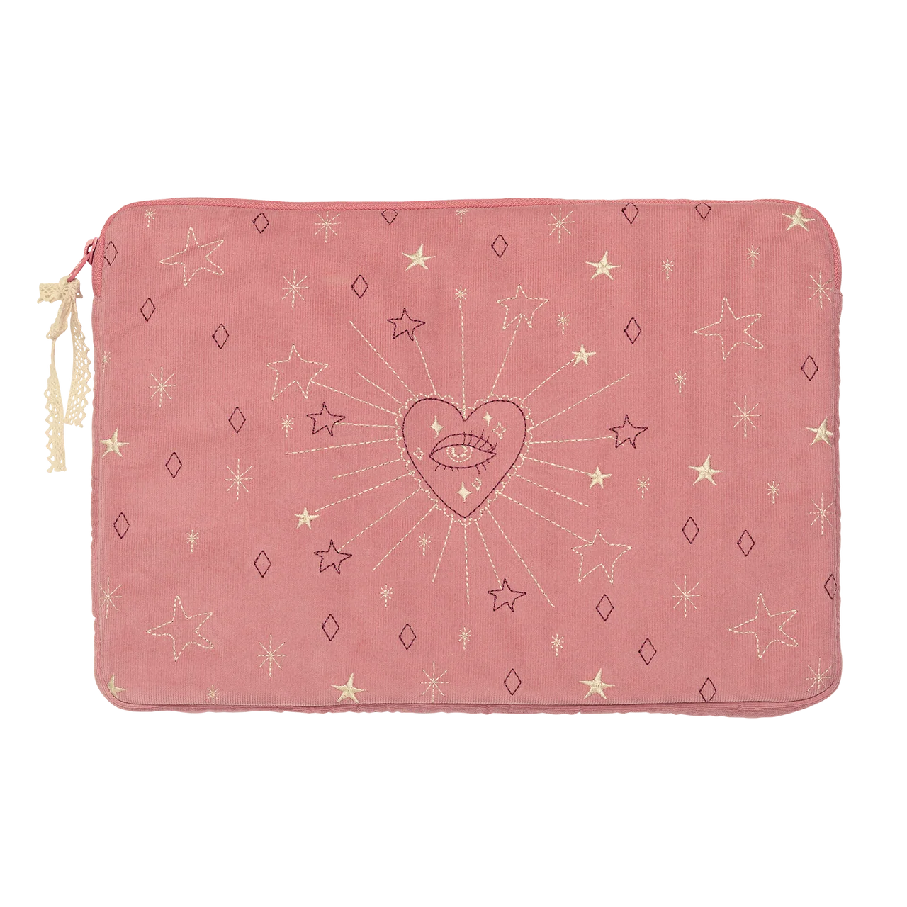 Datorfodral 13" - Pink Magic Heart & Moon
