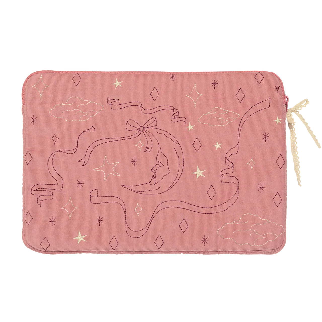 Datorfodral 13" - Pink Magic Heart & Moon
